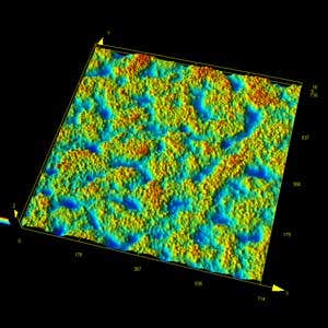 Vorderseite einer Diffusorplatte in 3D