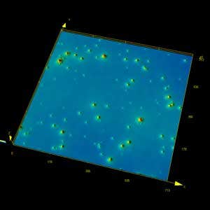 Rückseite einer Diffusorplatte in 3D