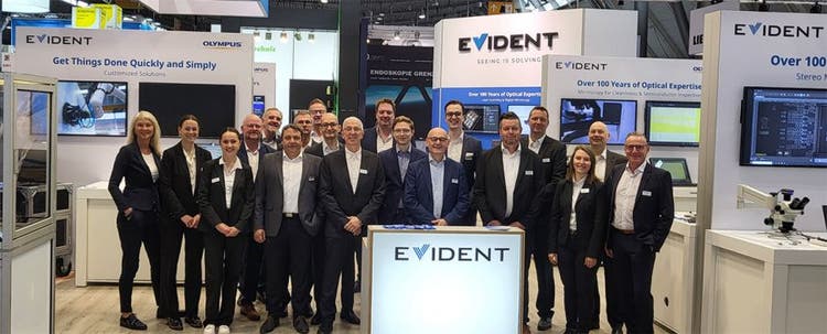 Evident Stand bei der Control 2024