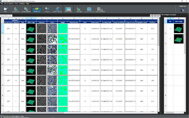 Automate inspections with macros on the LEXT OLS5500 3D optical profilometer.