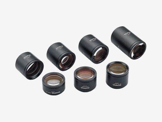 Auswahl verschiedener Hochleistungsobjektive