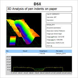 6 Analysing pen indentations report