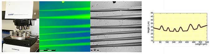 representative top ols4100 laser image height map