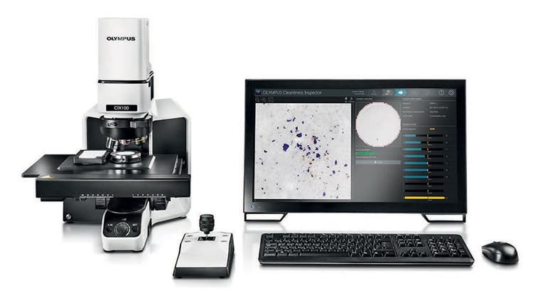 The Olympus CIX100 provides an easy, intuitive particle inspection workflow.