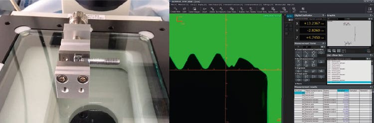 Toolmakers can use the STM7 to measure different parameters of screws quickly and easily