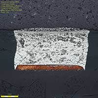 BGA cross section analysis