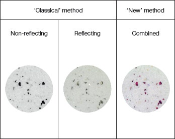 Olympus’ unique illumination approach polarises part of the light’s spectrum to detect reflecting particles, avoiding the need for a separate scan and speeding up inspections.