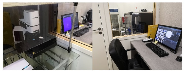 Microscope-based cleanliness analysis system in a lab