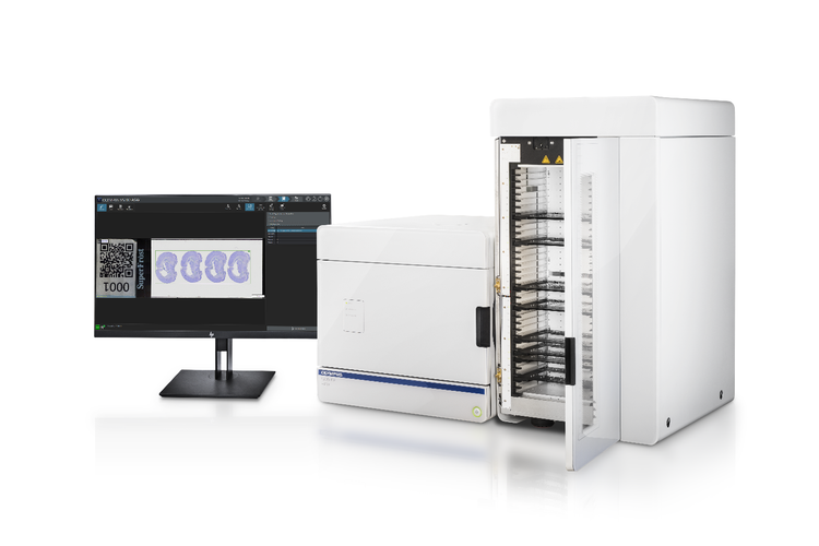 A computer monitor and a machine AI-generated content may be incorrect.