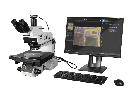 Semiconductor wafer inspection microscope