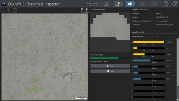 Automated particle analysis