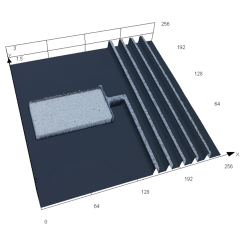 Pattern on SiC wafer