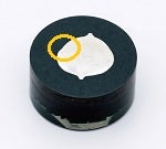 There are often height differences in the boundary between the sample and resin.