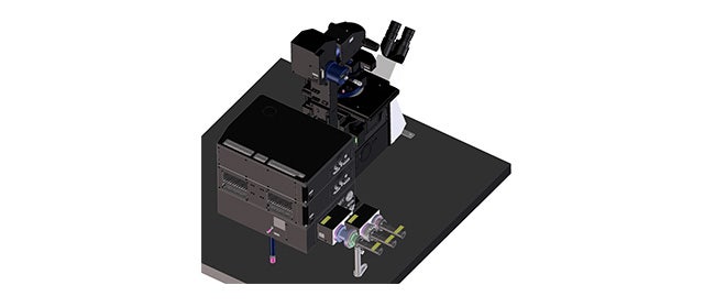 Additional Ports for External Laser Introduction (VIS/IR/NIR Laser