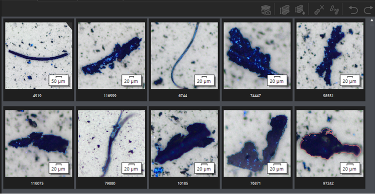 Inspection data at a glance on the CIX100 inspection system