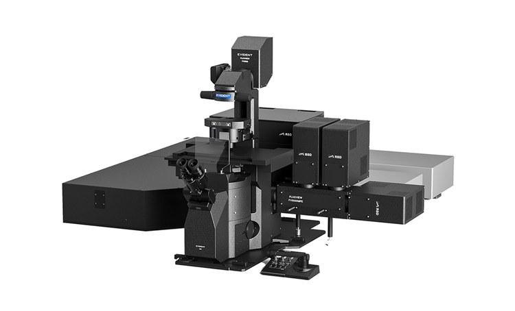 FV5000MPE inverted microscope system.