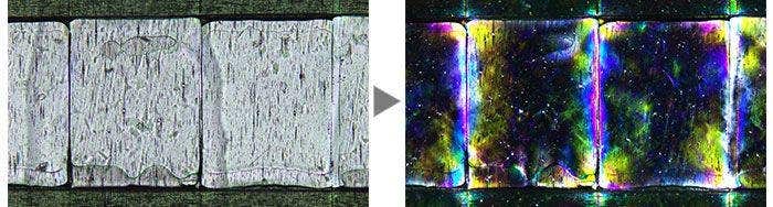 Film (Left: Brightfield / Right: Polarized light)