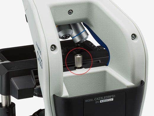 Olympus CX23 — Блокировка фокуса и муфта усилия