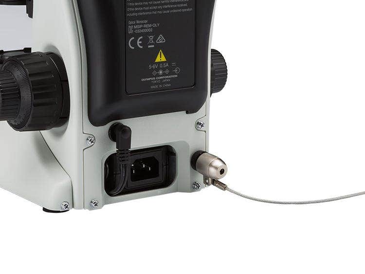 AC adapter compartment and buit-in security slot