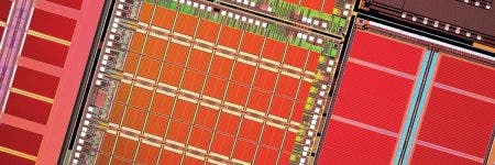 Imagen microscópica de la placa de circuito impreso de un dispositivo fotográfico por Xie Rui