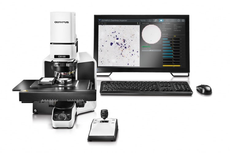 análisis microscópico de partículas