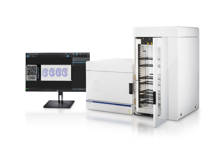 Escáner universal de procesamiento de imágenes para portaobjetos completos SLIDEVIEW VS200