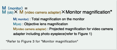 Total Magnification for Monitor