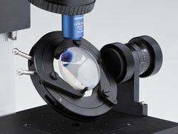 Example of reflectivity measurement : lens curvature