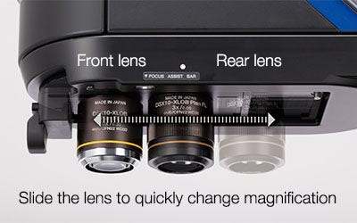 Rapid Switching between Macro and Micro Magnification