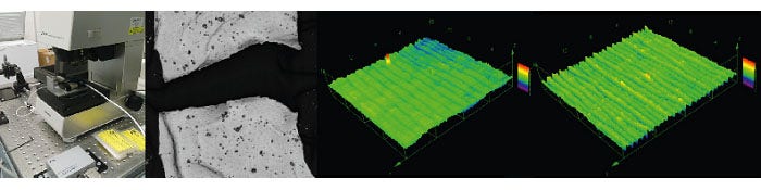 representative top ols4100 height map crack formation plasma treated pdms layer