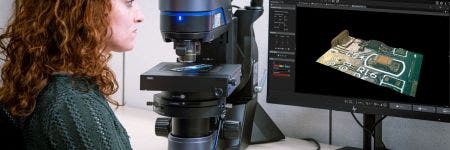 Utilisation d’un microscope numérique DSX1000 contrôlé par le logiciel PRECiV DSX.