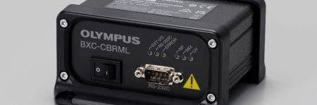 Control box for a modular microscope assembly