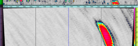 Imagerie par cohérence de phase (PCI) sur l’appareil à ultrasons multiéléments (PA) et à méthode de focalisation en tout point (TFM) OmniScan X3 64 d’Olympus