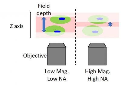 Microscope à profondeur de champ