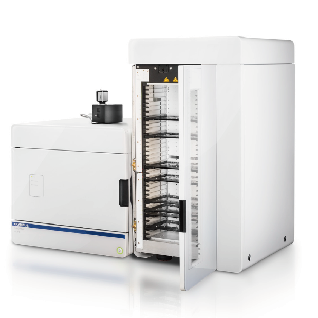 A white machine with a door open AI-generated content may be incorrect.