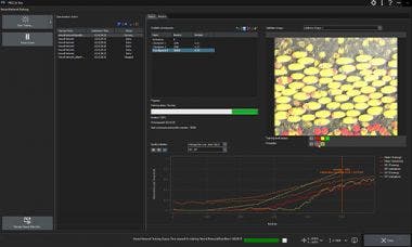 Capture d’écran du logiciel PRECiV montrant l’interface des solutions dédiées aux matériaux (Material Solutions).