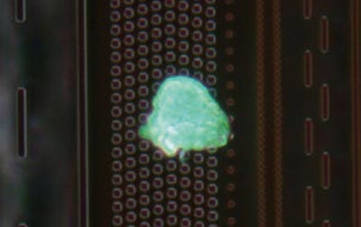 Détection facile des résidus de résine