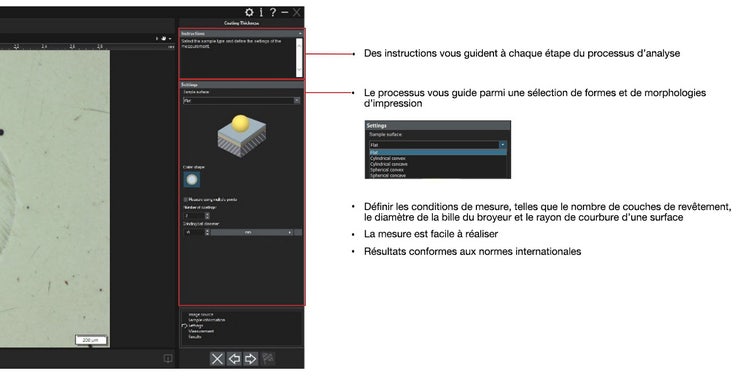 Fonctions dédiées aux mesures d’épaisseur de revêtement