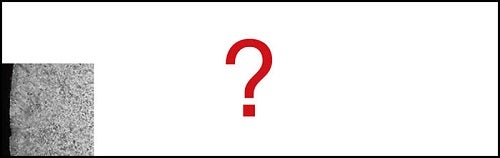 Grossissement partiel d’une portion de la surface d’un échantillon