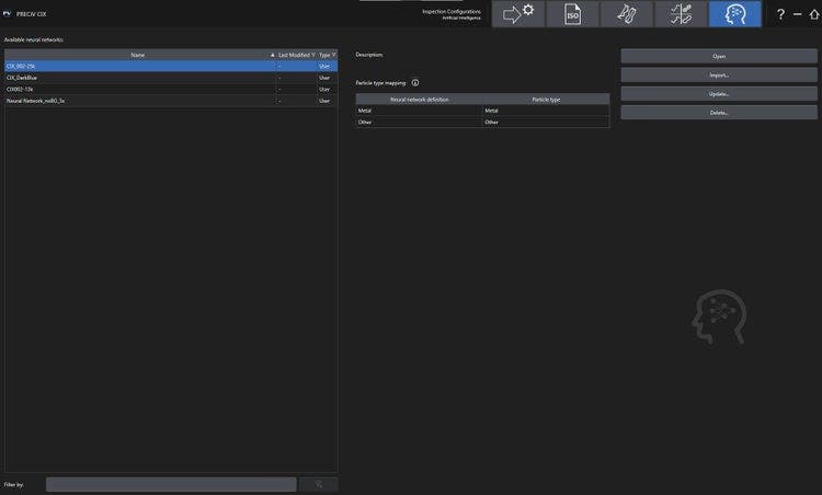 Solution TruAI sur le système d’inspection CIX100