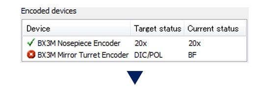 Easily verify the correct settings
