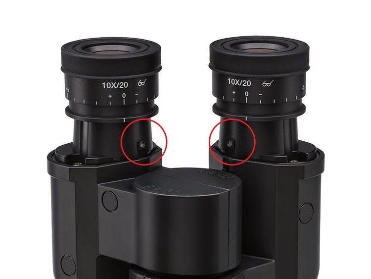 Fixed Eyepieces Prevent Damage or Loss