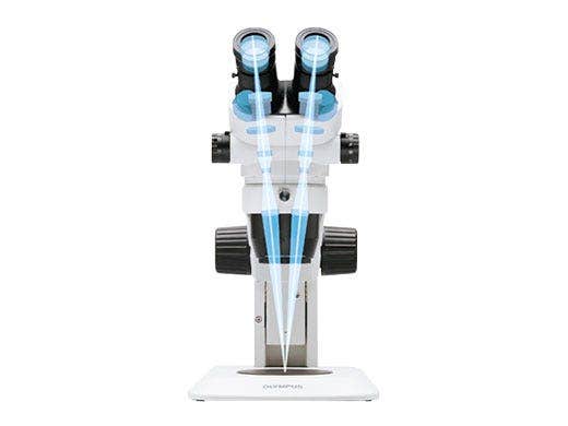 Stéréomicroscope compact avec composants optiques de haute qualité