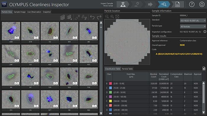 Analisi della contaminazione delle fasce elastiche dei pistoni