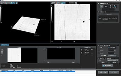 Roughness evaluation of the side surface of a piston ring