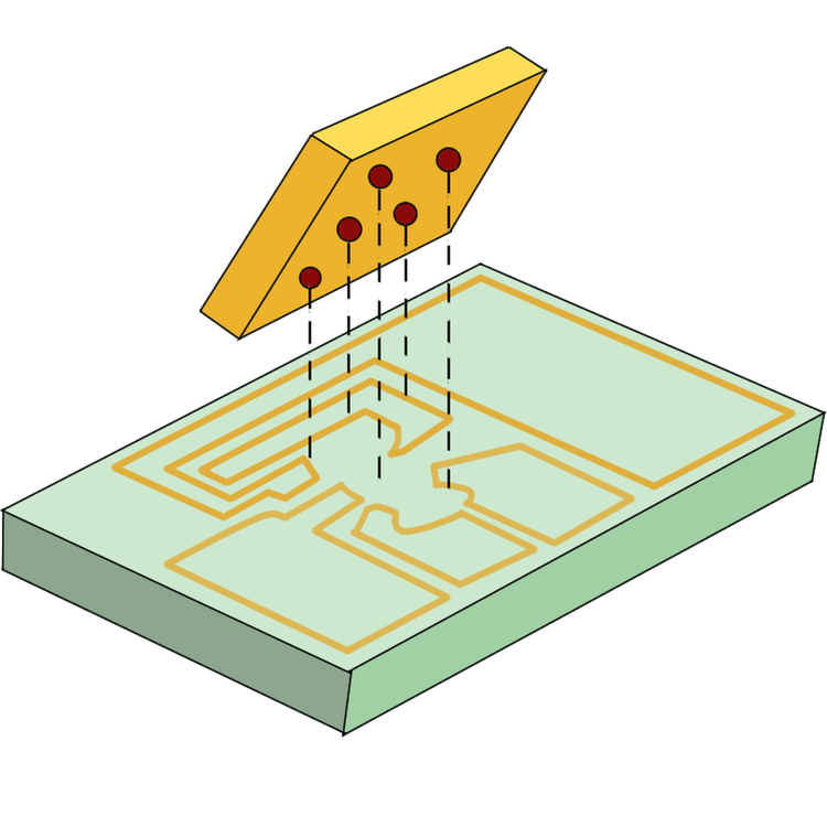 Discontinuità in un'area di saldatura