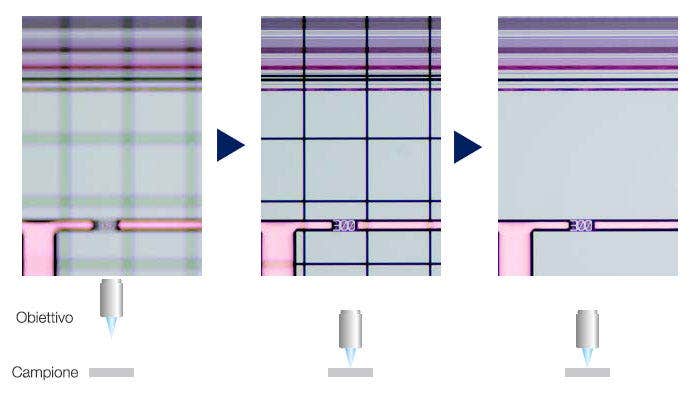 Veloce messa a fuoco: Ausilio per la messa a fuoco