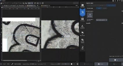 Usa contemporaneamente le funzioni panoramica ed EFI per ottenere immagini di grandi dimensioni completamente a fuoco