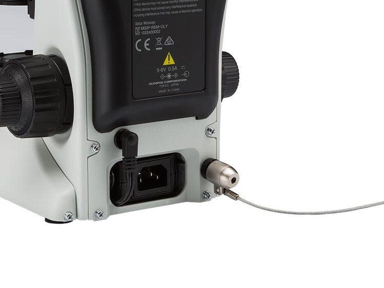 AC adapter compartment and buit-in security slot