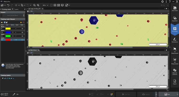 エッチング済みSiCウェーハの機械学習トレーニングラベル